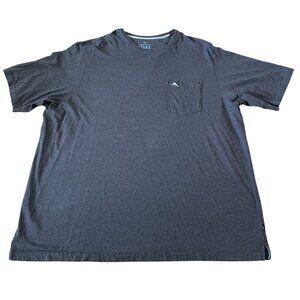 Tommy Bahama Relax T-Shirt Men's Size 3XL Tall 3XT Gray Pocket T Cotton Vacation
